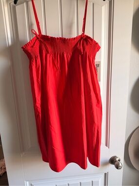 No Boundaries Red Spaghetti Strap Sundress